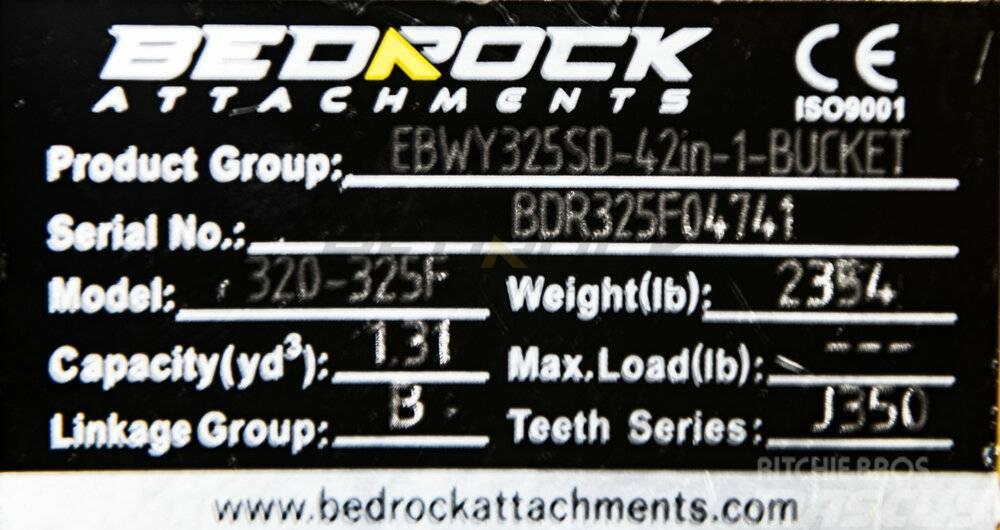 CAT 42" Severe Rock Bucket 20D/E,322B/C,323F,324D,325F Otros equipamientos de construcción