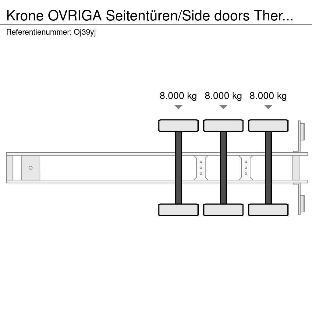 Krone OVRIGA Seitentüren/Side doors Thermo King SL400 Semirremolques isotermos/frigoríficos