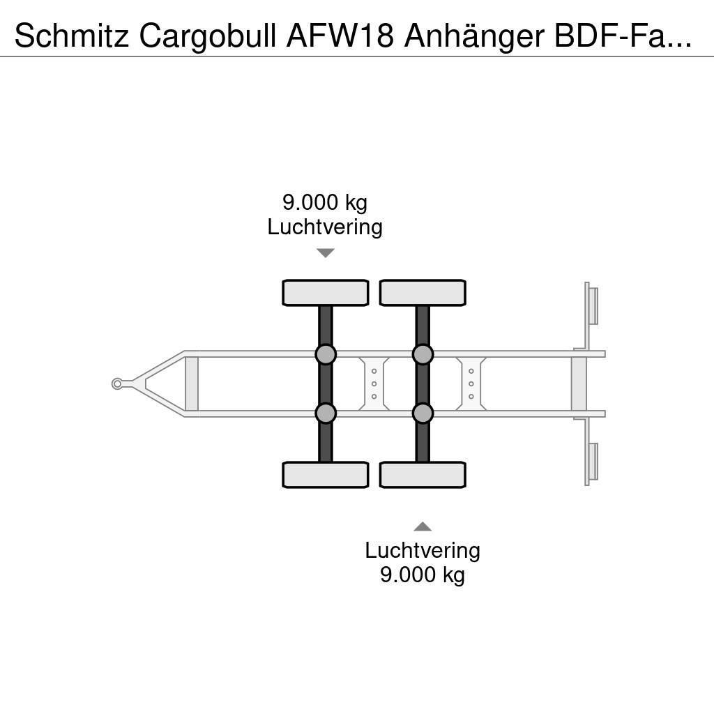 Schmitz Cargobull AFW18 Anhänger BDF-Fahrgestell Remolques portacontenedores