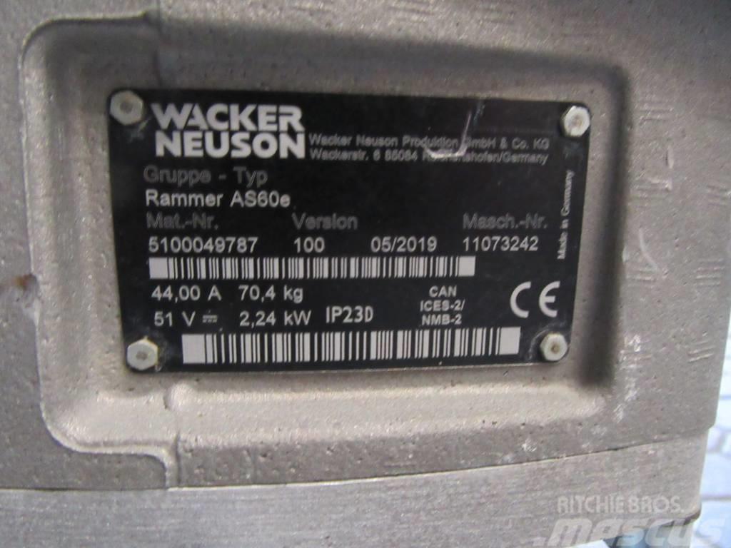 Wacker Neuson Vibrationsstampfer AS60e Pisones compactadores