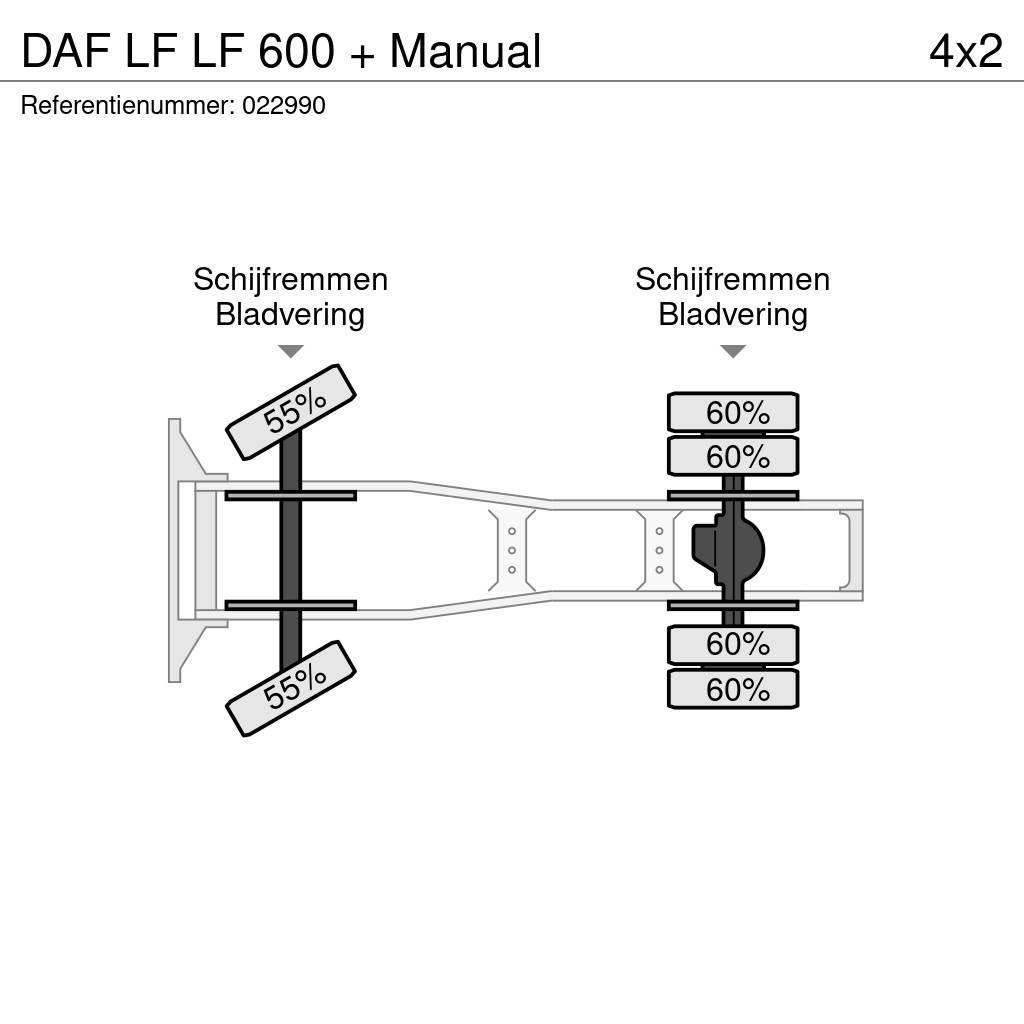 DAF LF LF 600 + Manual Cabezas tractoras