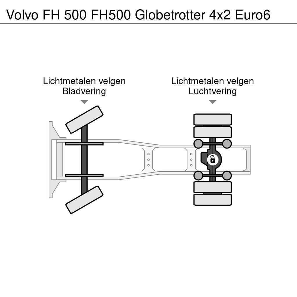 Volvo FH 500 FH500 Globetrotter 4x2 Euro6 Cabezas tractoras