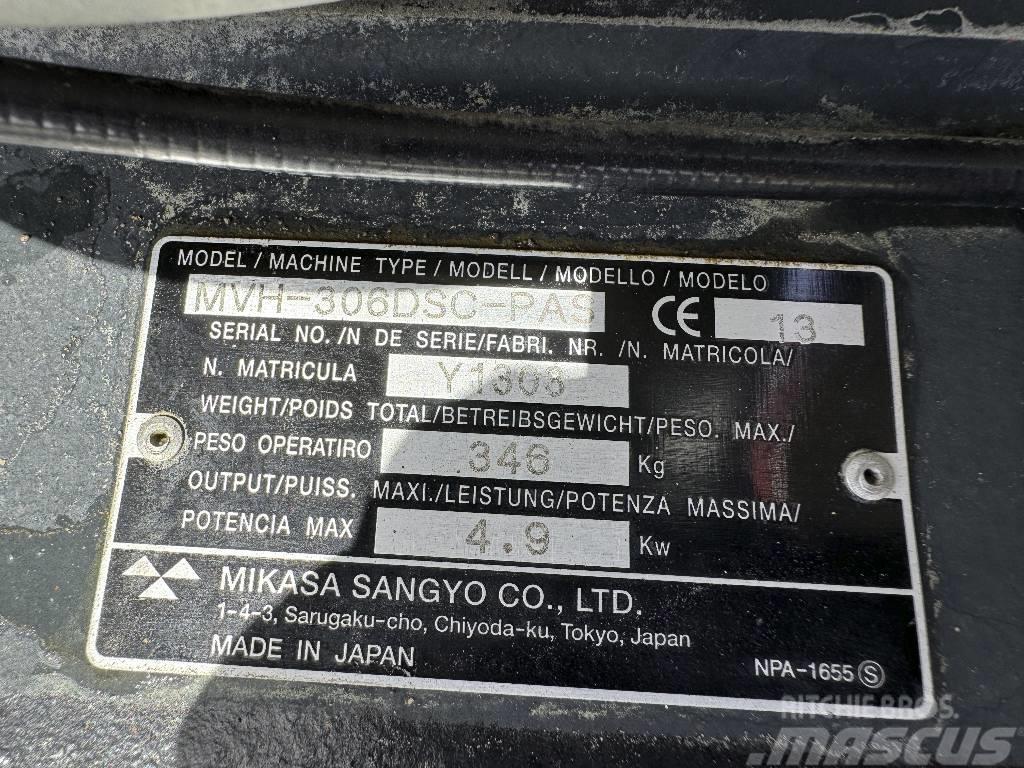 Mikasa MVH-306DS Yanmar Diesel Motor Rüttelplatte Vibradores