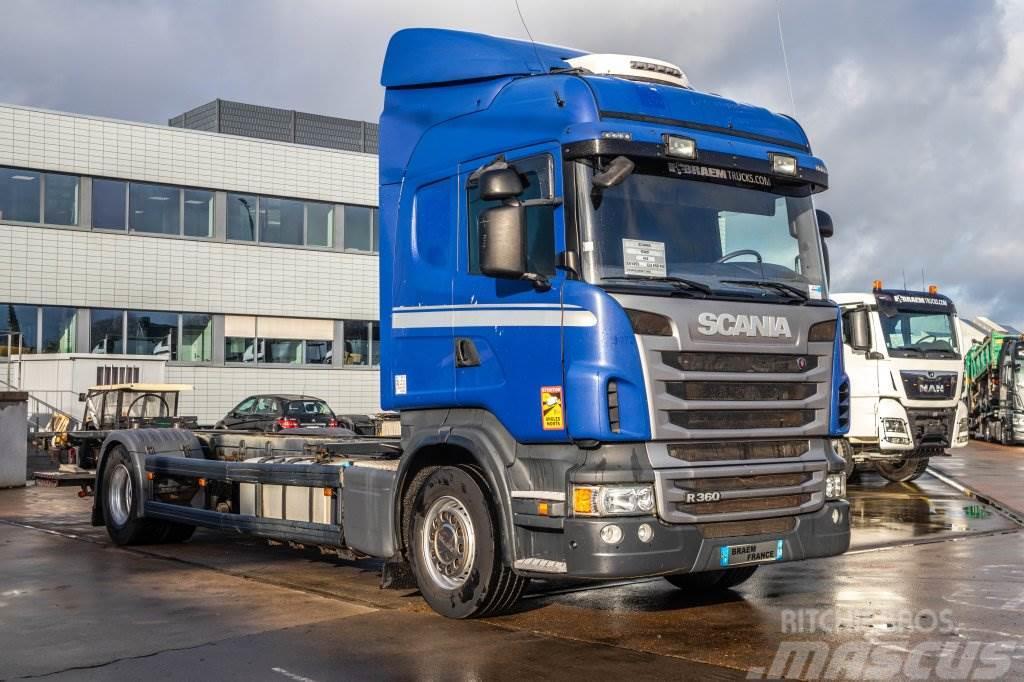 Scania R360+E5+INTARDER+DHOLLANDIA Camiones con gancho