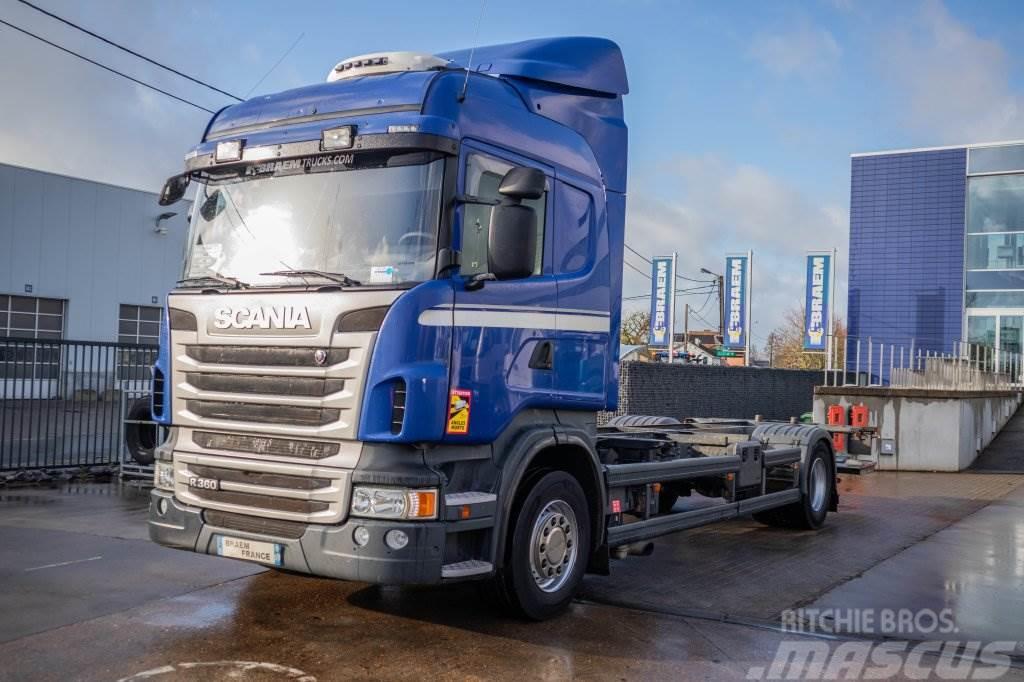Scania R360+E5+INTARDER+DHOLLANDIA Camiones con gancho