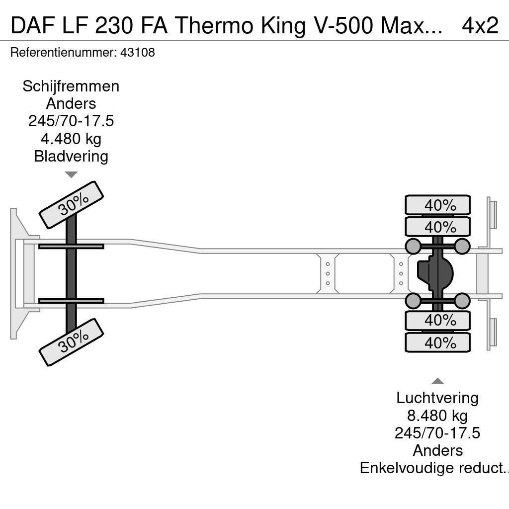 DAF LF 230 FA Thermo King V-500 Max Tiefkühler Isotermos y frigoríficos