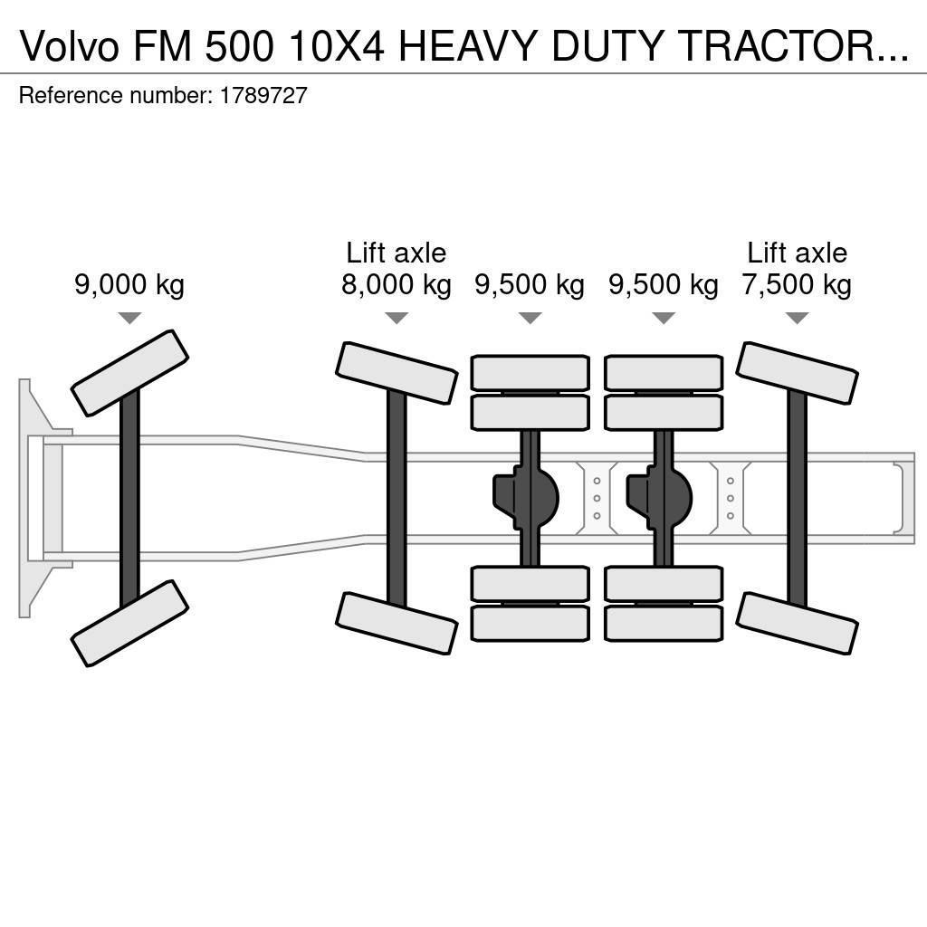 Volvo FM 500 10X4 HEAVY DUTY TRACTOR/SZM/TREKKER Cabezas tractoras