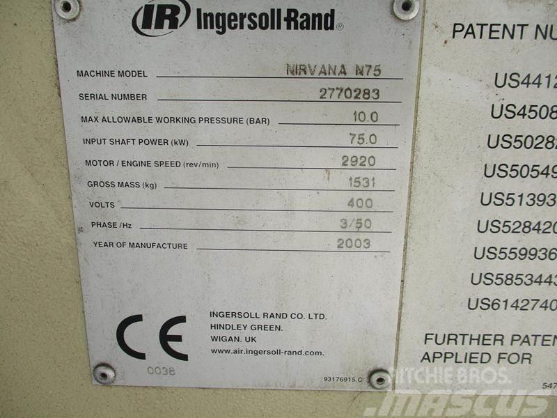 Ingersoll Rand N 75 Compresores