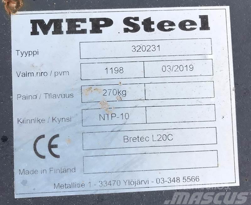  MEP Steel BRETEC L20C ISKUVASARAN KIINNIKELEVY NTP Otros componentes