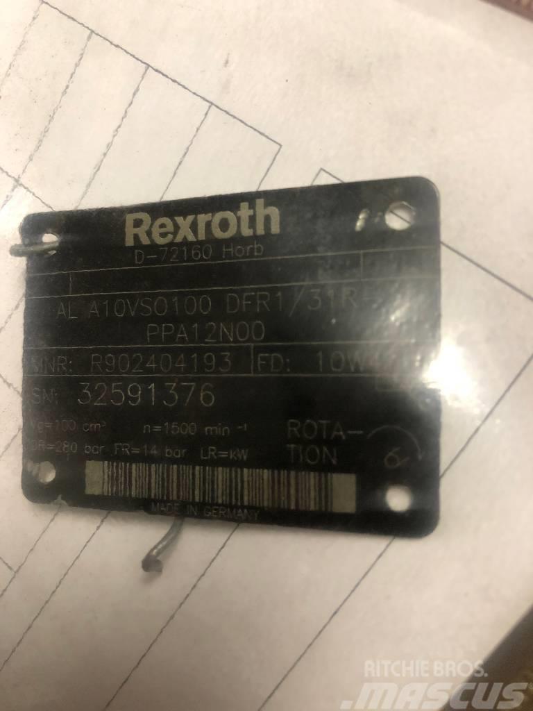 Rexroth AL A10VSO100 DFR1/31R-PPA12N00 Otros componentes