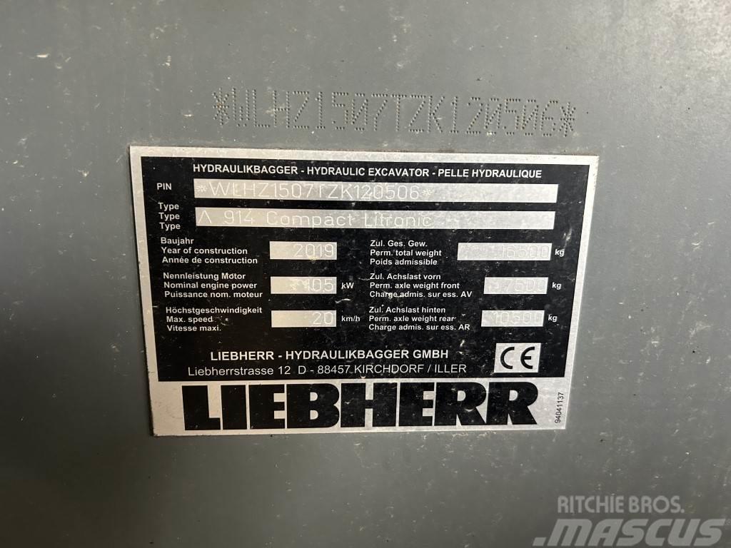Liebherr A 914 Compact Litronic Excavadoras de ruedas