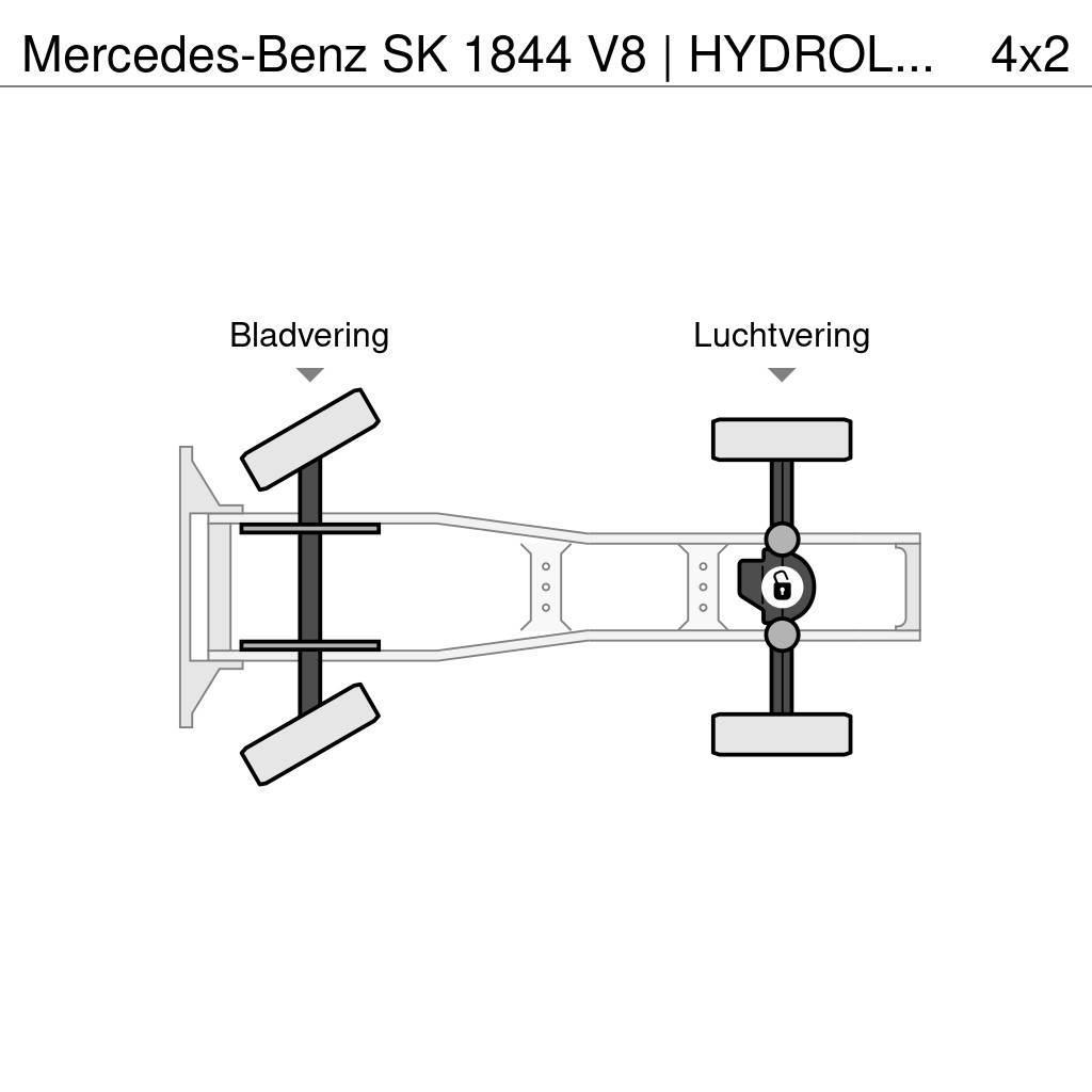 Mercedes-Benz SK 1844 V8 | HYDROLIC | RETARDER | MANUEL GEAR | H Cabezas tractoras