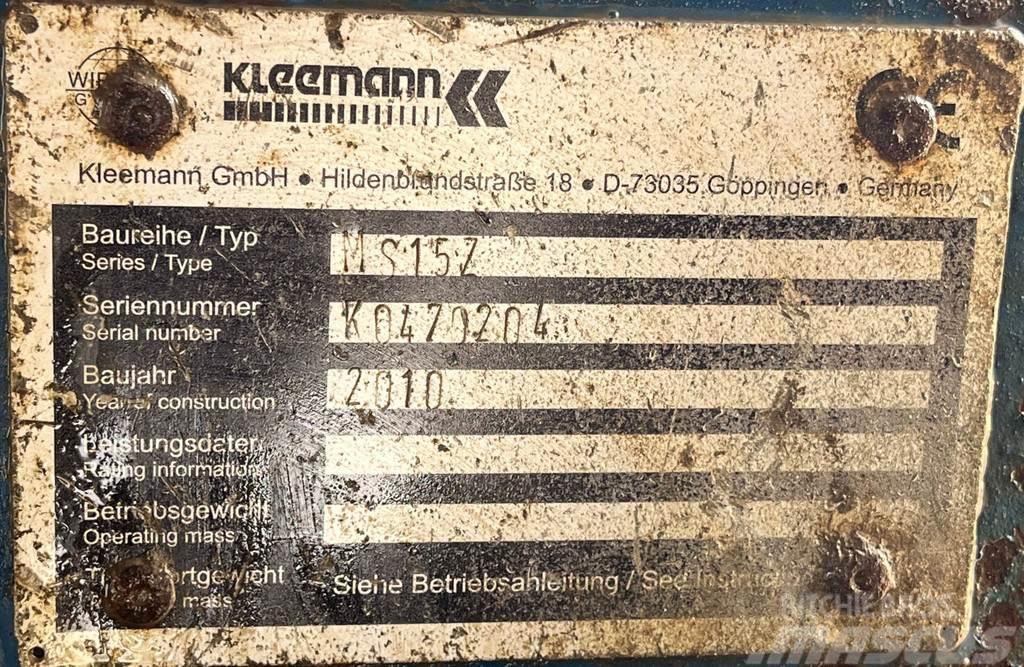 Kleemann MS15 Z Tracked Screen Plant Cribas