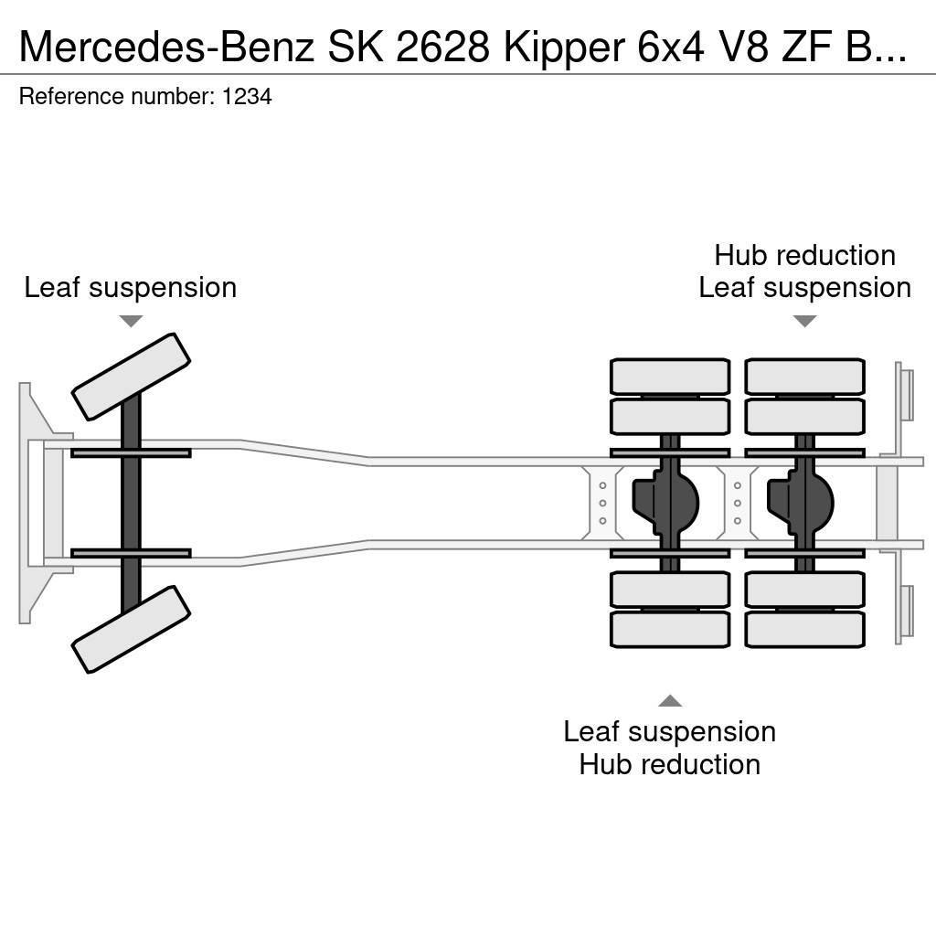 Mercedes-Benz SK 2628 Kipper 6x4 V8 ZF Big Axle Good Condition Camiones bañeras basculantes o volquetes
