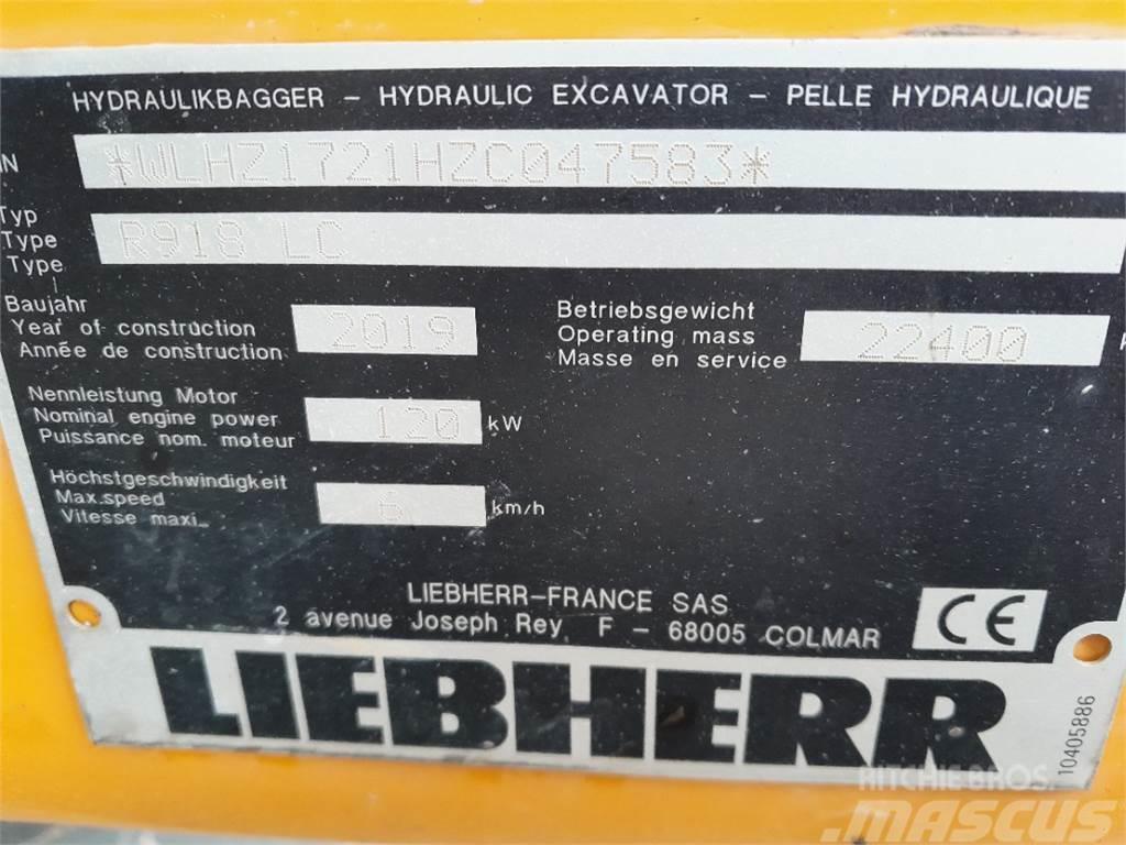 Liebherr R918 LC G6.0 Excavadoras de cadenas