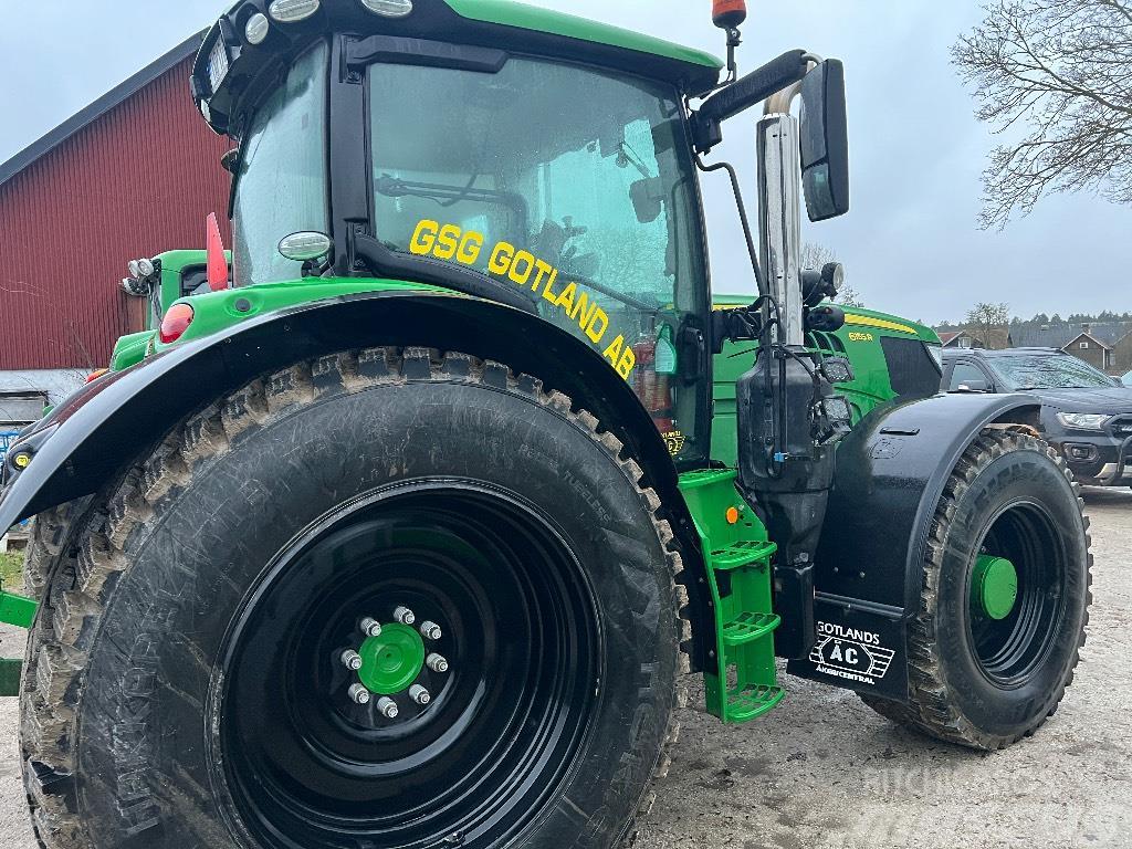 John Deere 6155R+LF+FPTO Tractores