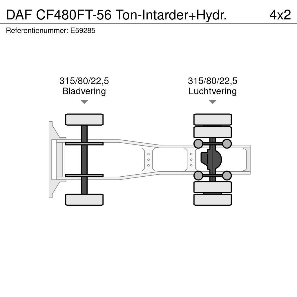 DAF CF480FT-56 Ton-Intarder+Hydr. Cabezas tractoras