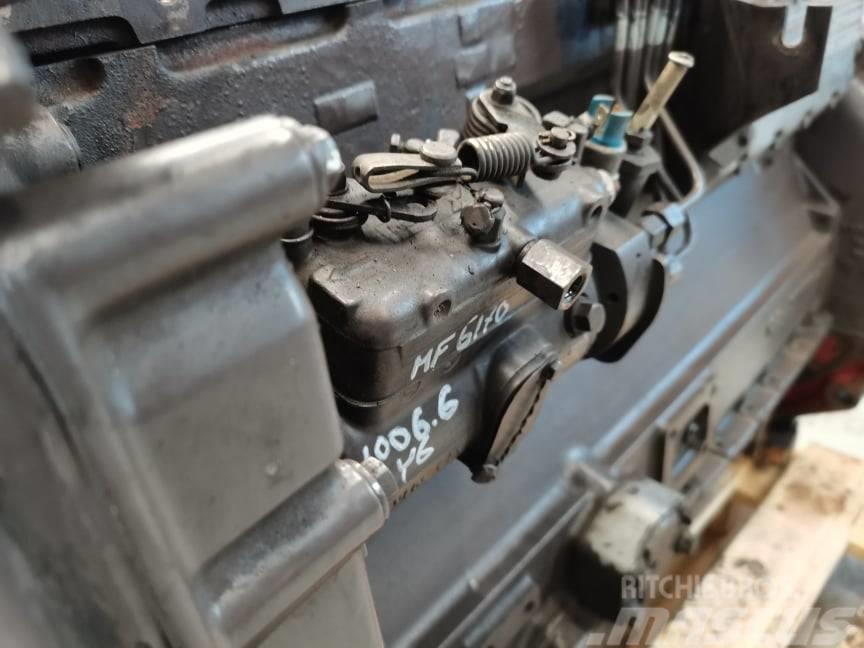 Massey Ferguson 6170 {injection pump Lucas  silnika Perkins 1006. Motores