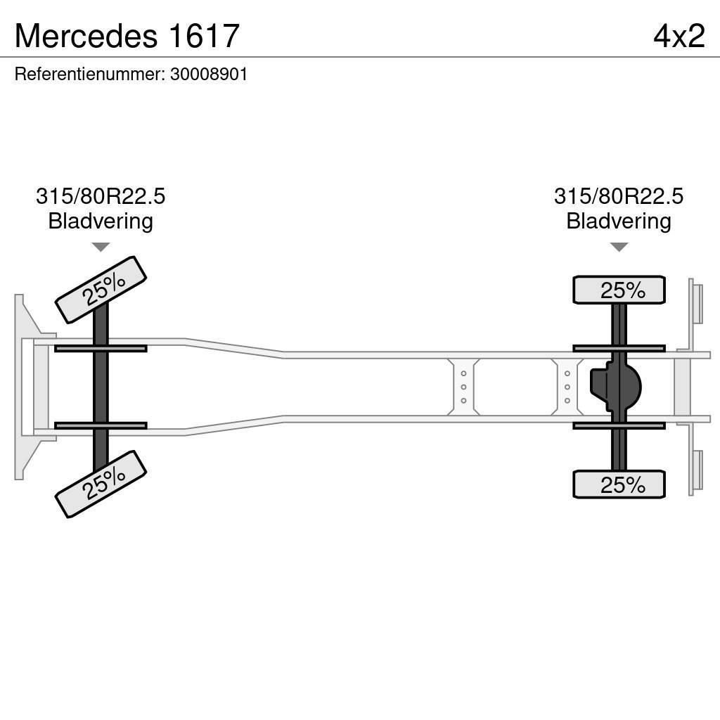 Mercedes-Benz 1617 Camiones bañeras basculantes o volquetes