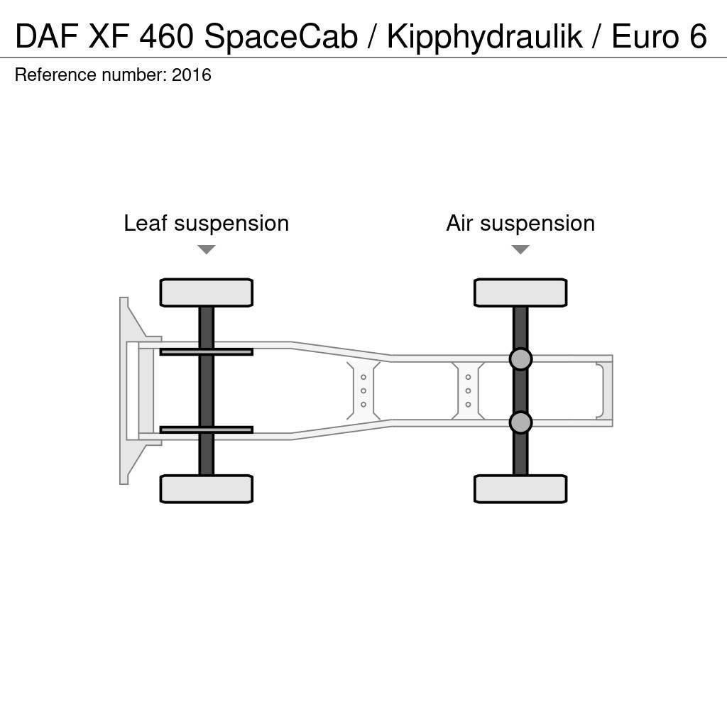 DAF XF 460 SpaceCab / Kipphydraulik / Euro 6 Cabezas tractoras