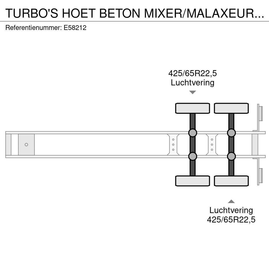  TURBO'S HOET BETON MIXER/MALAXEUR/MISCHER 10M3 +MO Otros semirremolques