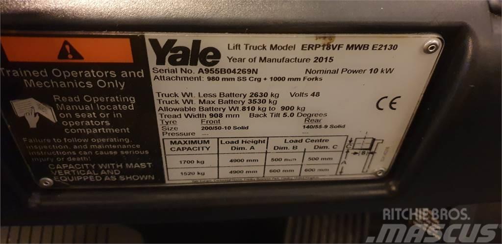 Yale ERP18VF MWB Carretillas de horquilla eléctrica