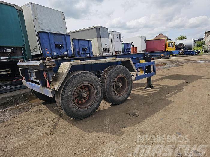 Krone 2 axle | 20 ft container chassis | steel suspensio Semirremolques portacontenedores