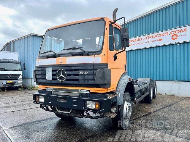 Mercedes-Benz SK 2527 K 6x4 FULL STEEL CHASSIS (MANUAL GEARBOX / Camiones chasis