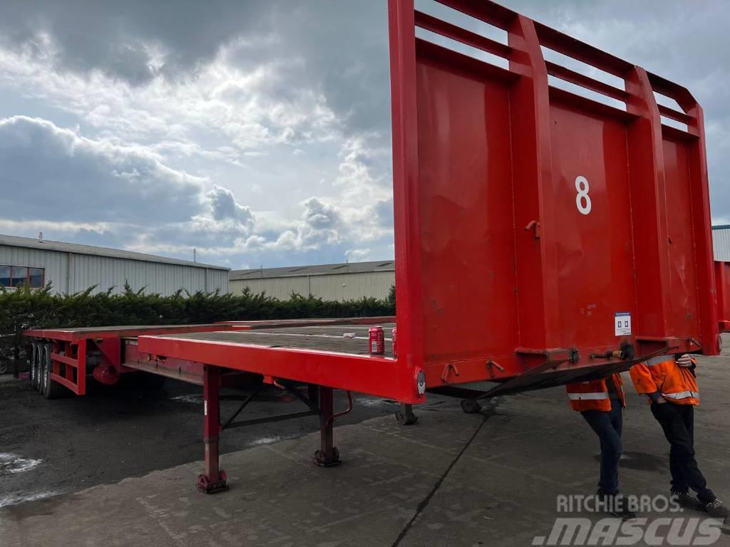  Weightmaster Extending 45- 60 Flatbed Trailer Plataforma plana/laterales abatibles