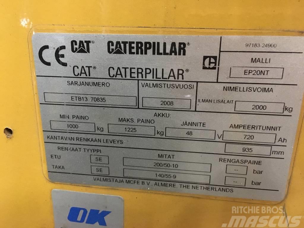 CAT EP 20 NT Carretillas de horquilla eléctrica