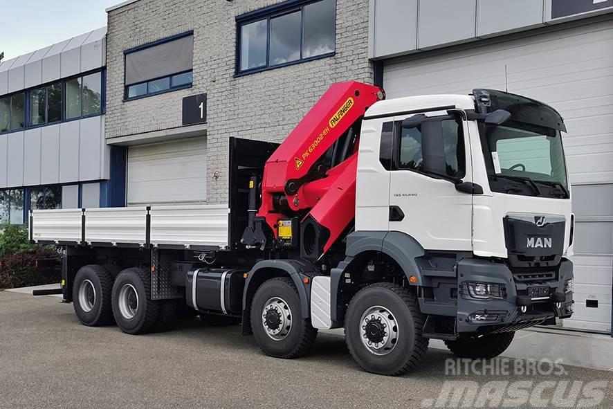 MAN TGS 41.440 BB CH FLATBED WITH CRANE (3 units) Grúas todo terreno