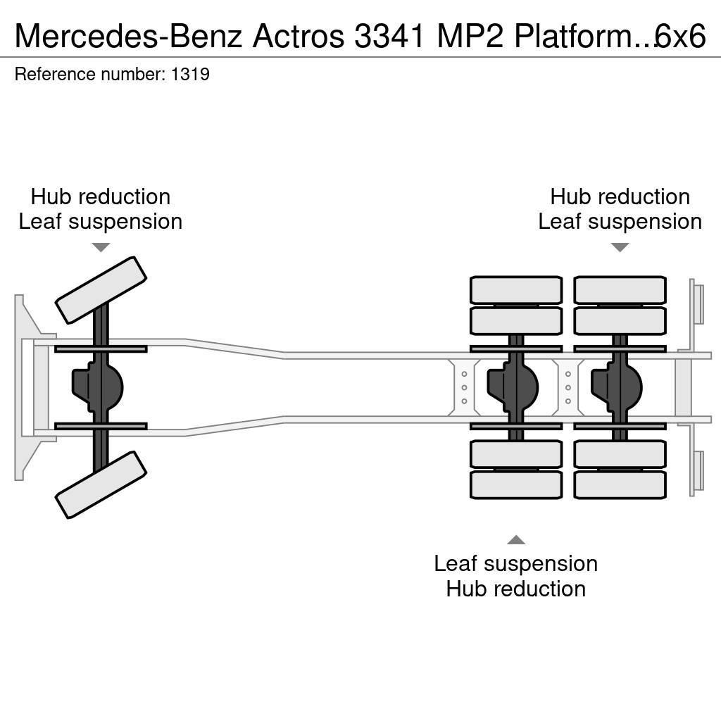 Mercedes-Benz Actros 3341 MP2 Platform Twistlocks for 20ft Conta Camiones plataforma