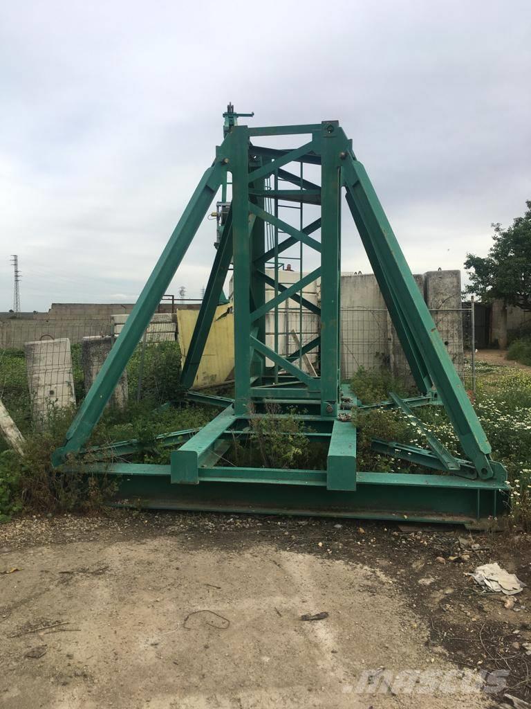  Chasis completo con contrapesos para grúa torre ME Piezas y equipos para grúas