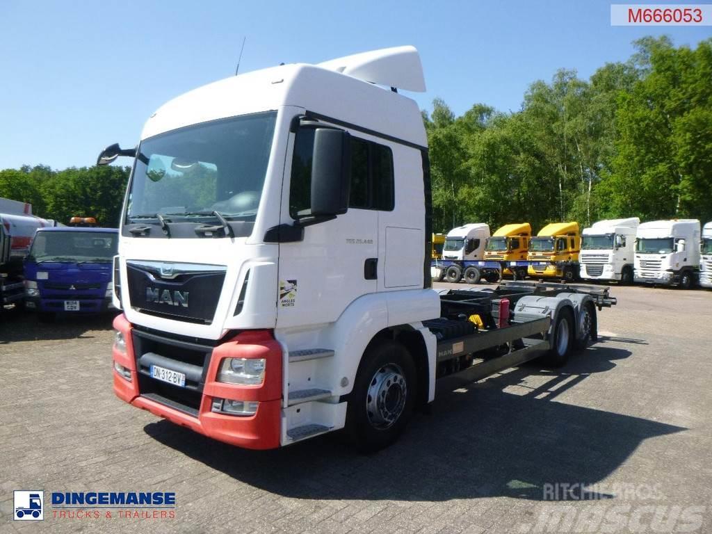 MAN TGS 26.440 6X2 Euro 6 container chassis 20 ft Camiones chasis