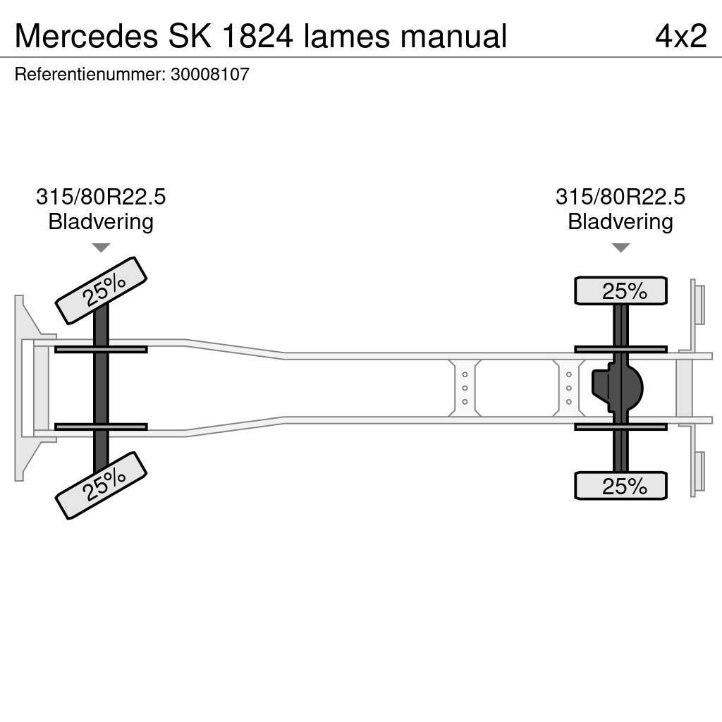 Mercedes-Benz SK 1824 lames manual Camiones chasis