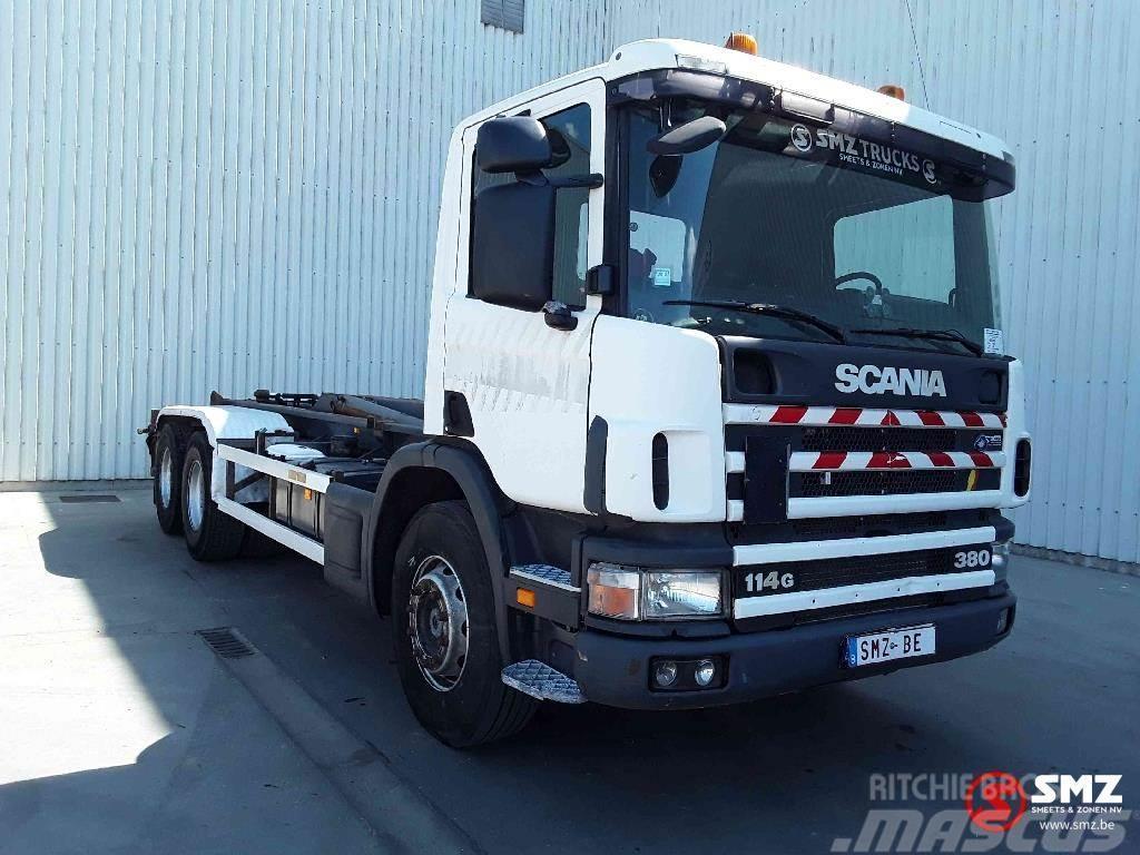 Scania 114 G 380 6x2 boogie lames/steel Camiones chasis