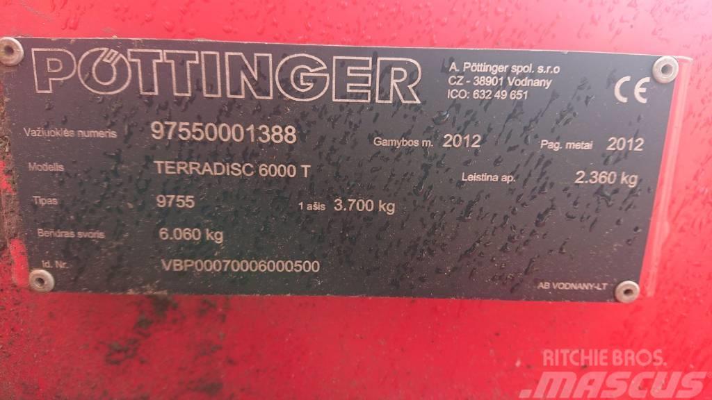 Pöttinger TerraDisc 6000 T Gradas de discos