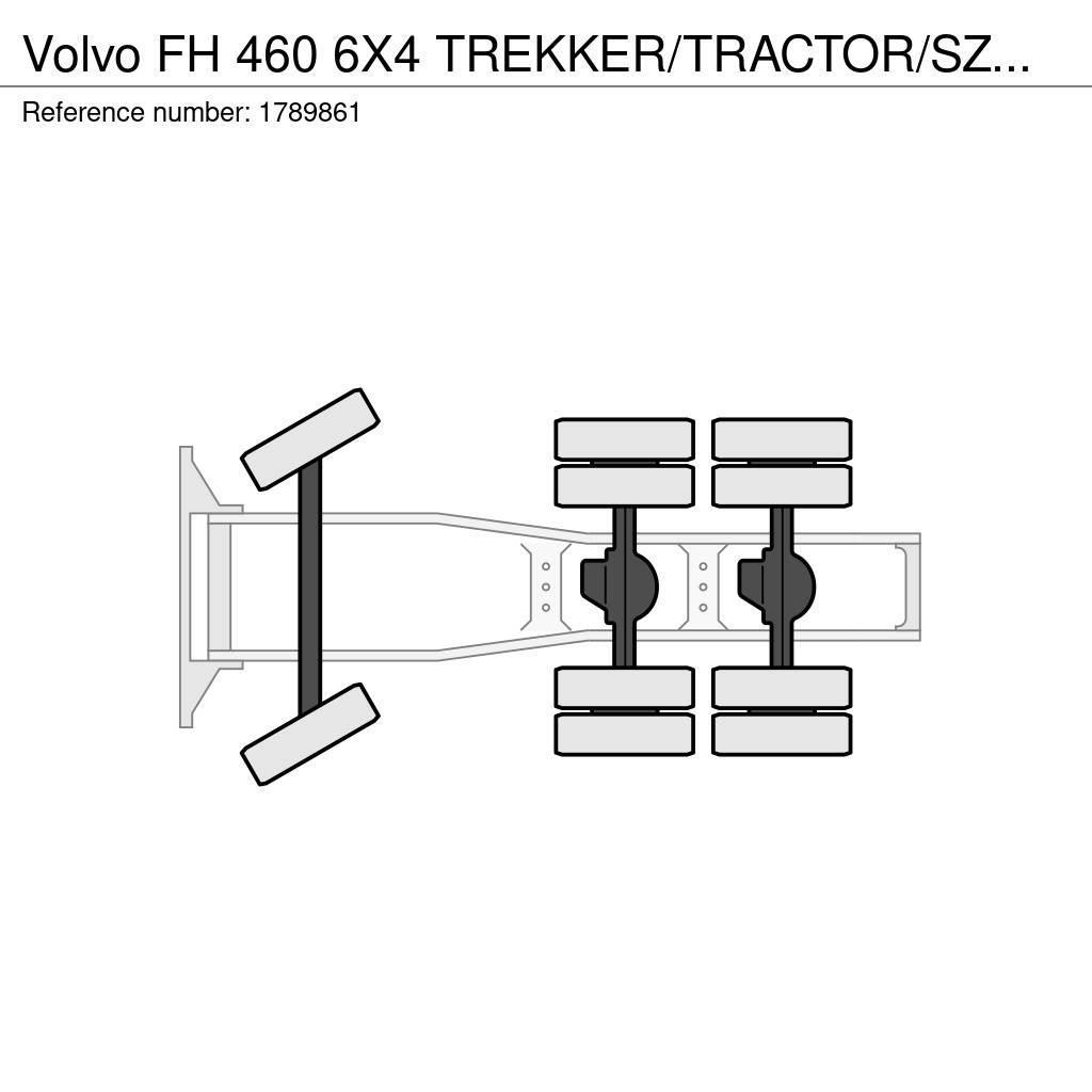 Volvo FH 460 6X4 TREKKER/TRACTOR/SZM EURO 6 HYDRAULIC Cabezas tractoras
