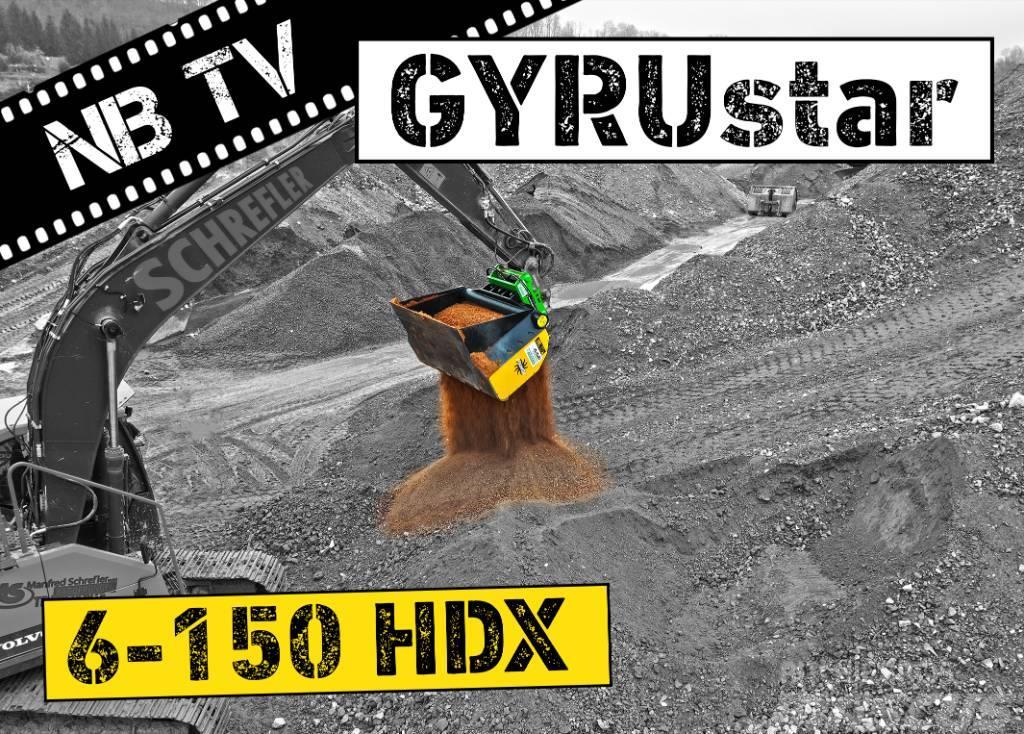 Gyru-Star 6-150HDX (opt Oilquick OQ70/50, Lehnhoff) Cucharas separadoras