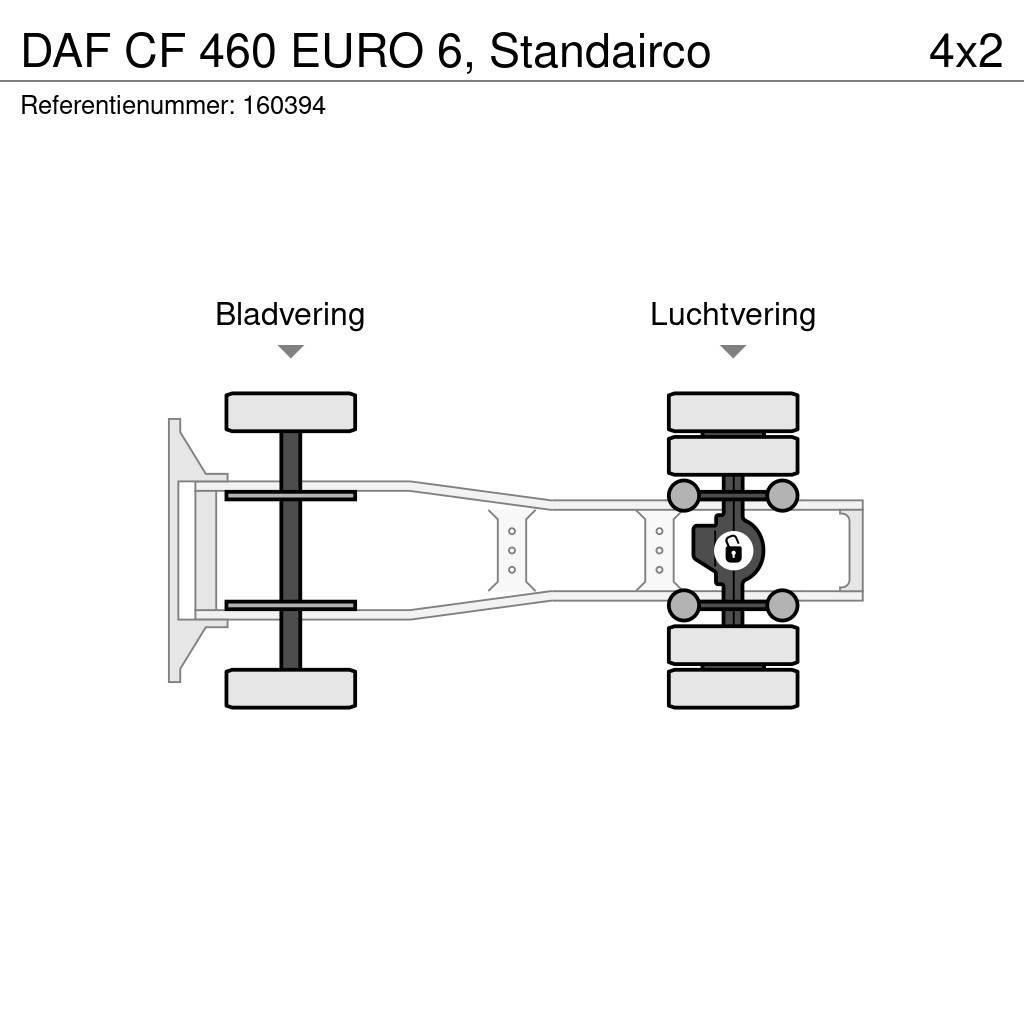 DAF CF 460 EURO 6, Standairco Cabezas tractoras
