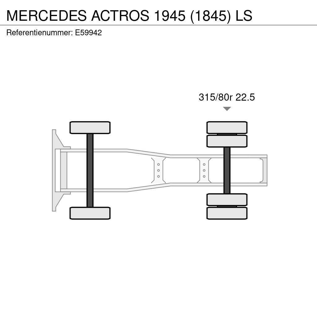 Mercedes-Benz ACTROS 1945 (1845) LS Cabezas tractoras