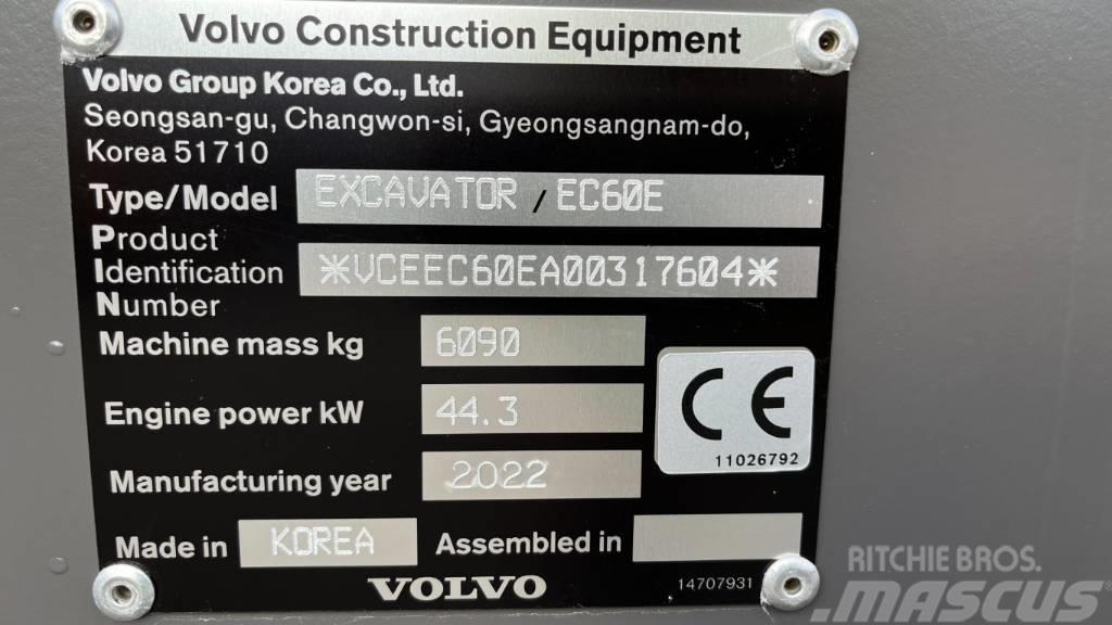 Volvo EC60E Mini excavadoras < 7t