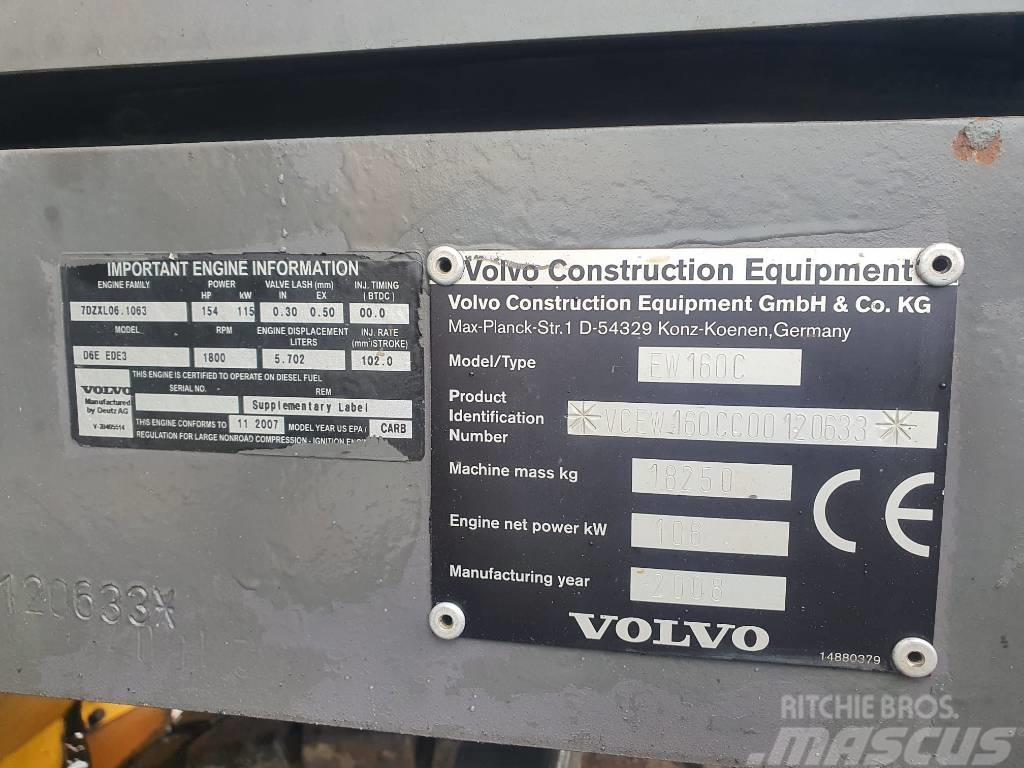 Volvo EW 160 C Excavadoras de ruedas