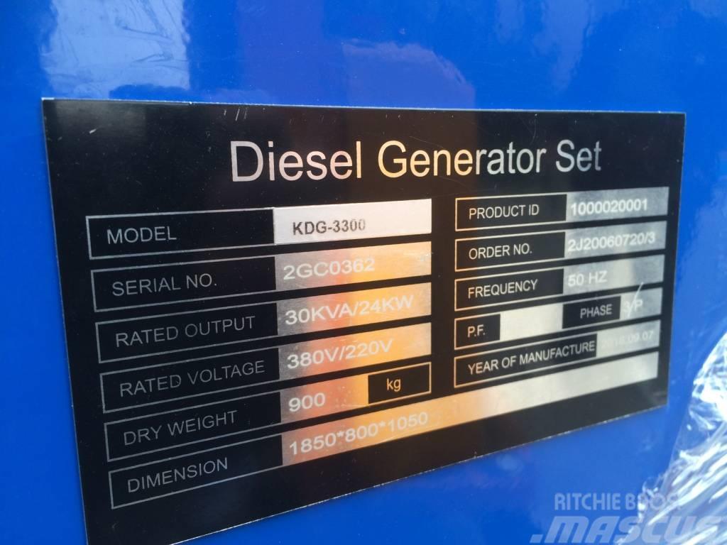Kubota silent diesel generator KDG3300 Generadores diesel