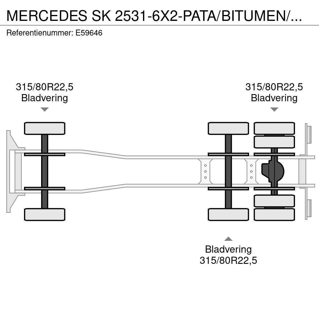 Mercedes-Benz SK 2531-6X2-PATA/BITUMEN/ASFALT/GOUDRON Camiones bañeras basculantes o volquetes