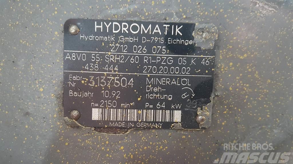 Hydromatik A8V055SRH2/60R1 -Zeppelin ZM15-Pump Hidráulicos
