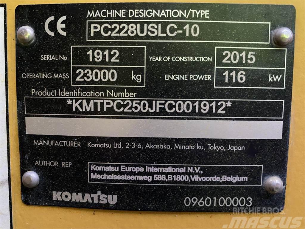Komatsu PC228USLC-10 Excavadoras de cadenas