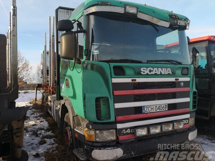 Scania 144 G Camiones grúa