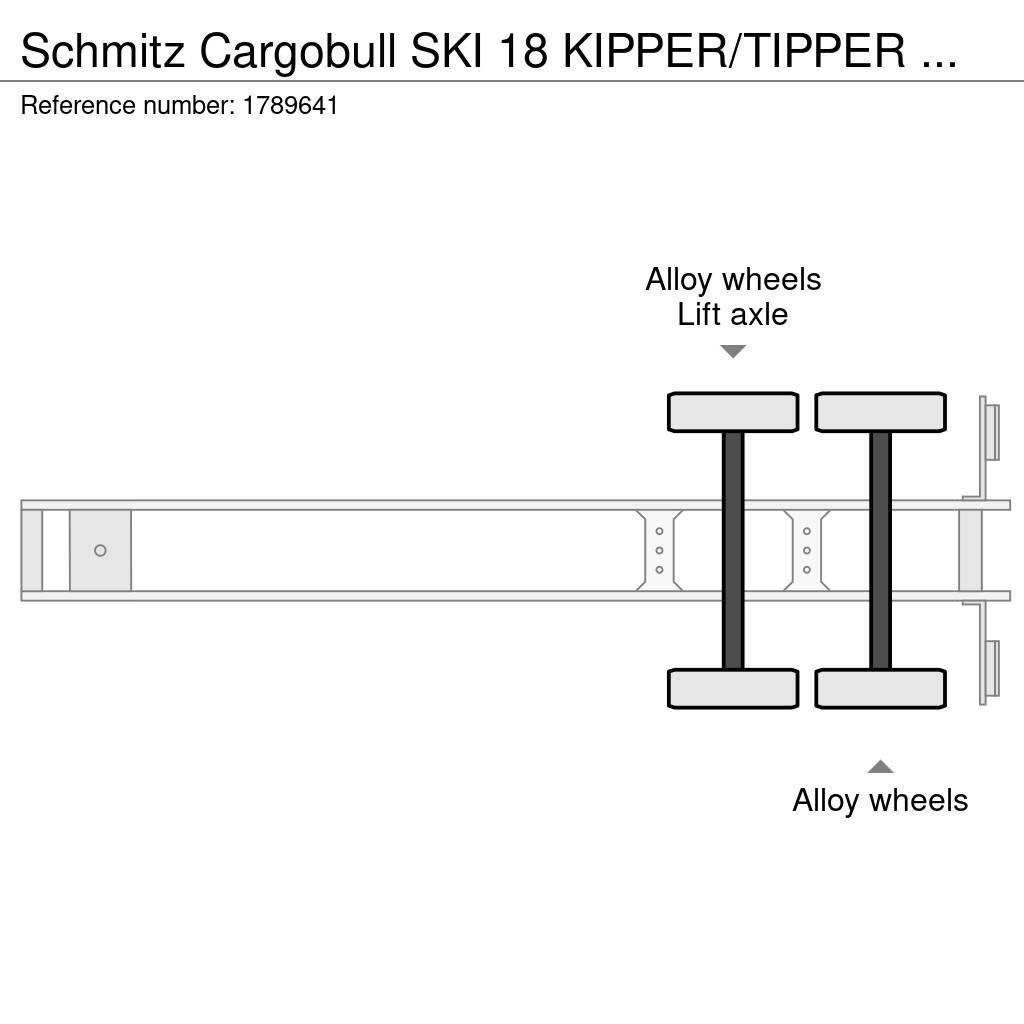 Schmitz Cargobull SKI 18 KIPPER/TIPPER TRAILER/AUFLIEGER Semirremolques bañera