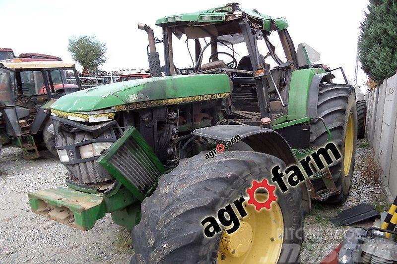 John Deere 7800 7700 7600 powershift parts, ersatzteile, częś Otros accesorios para tractores